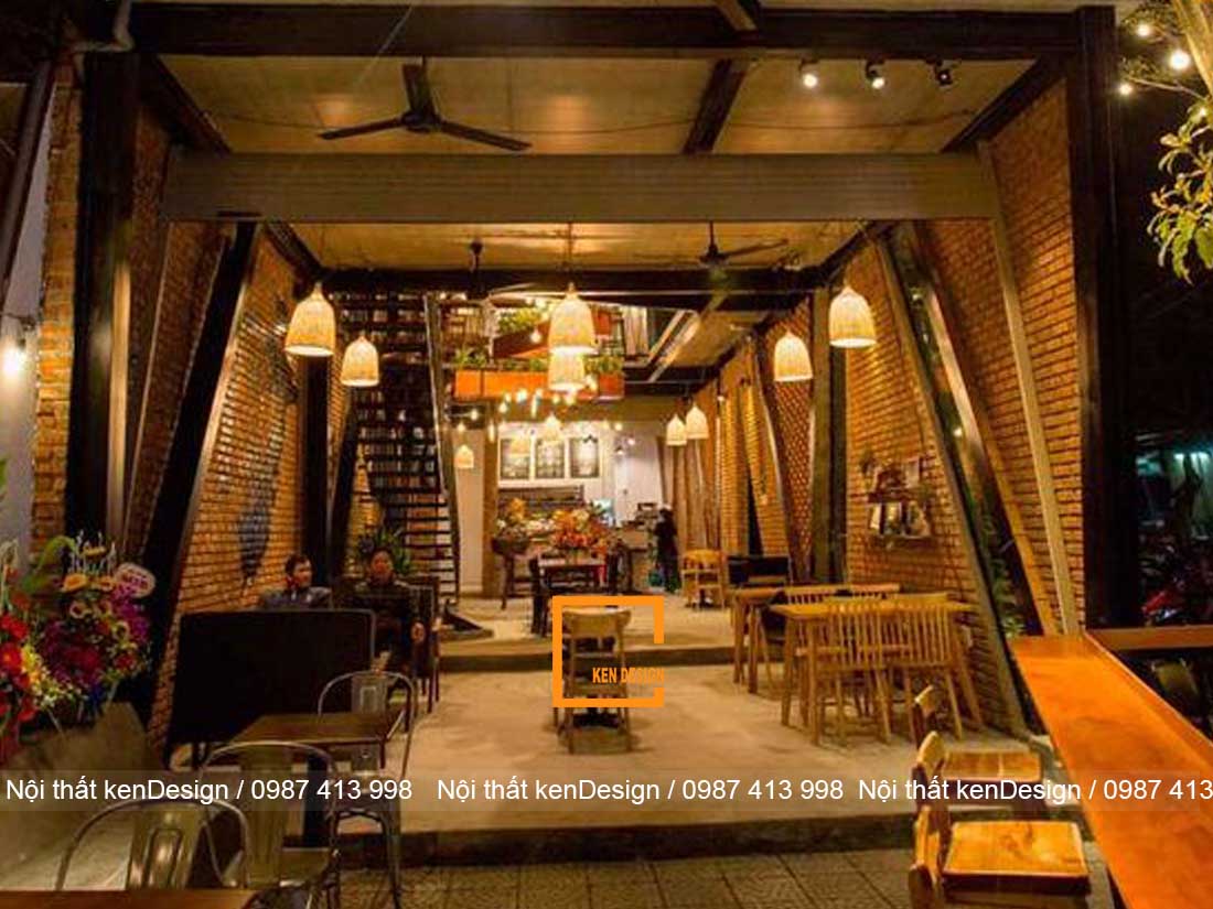 thiết kế quán cafe phòng trà 